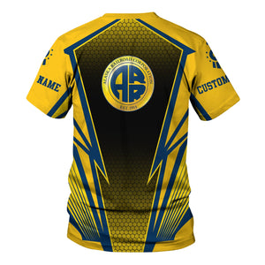 Railspirit Personalized Alaska Railroad T-Shirt Lightning Graphic Style Shirt Gift Idea For Train Lover