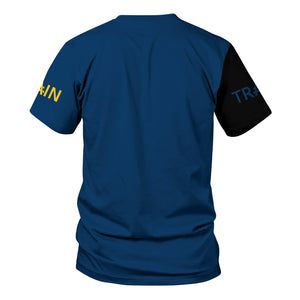 Railspirit Custom Name Alaska Railroad T Shirt Railroad Crossing Sign Train Shirt All Over Print