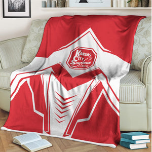 Railspirit Kansas City Southern Blanket Railway Trainspotter Style Blanket Gift Idea For Foamers