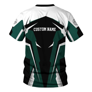 Railspirit Personalized Great Western Railway T Shirt Strong Green Line Style Shirt Gift Idea For Train Lover