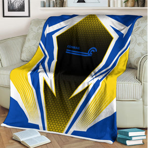 Railspirit Conrail Railroad Blanket Lightning Graphic Style Blanket Gift Idea For Train Lover