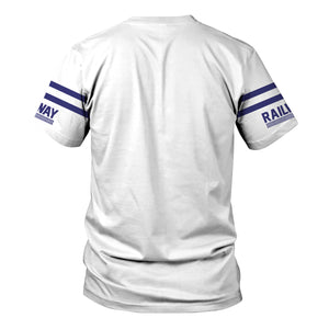 Railspirit Personalized CSX Transportation Railroad T-Shirt CSX Engine Graphic Shirt