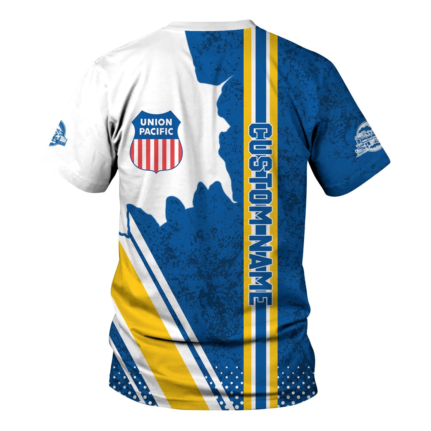 Railspirit Personalized Union Pacific Railroad T-Shirt Big Boy All Over Printed Unisex Shirt