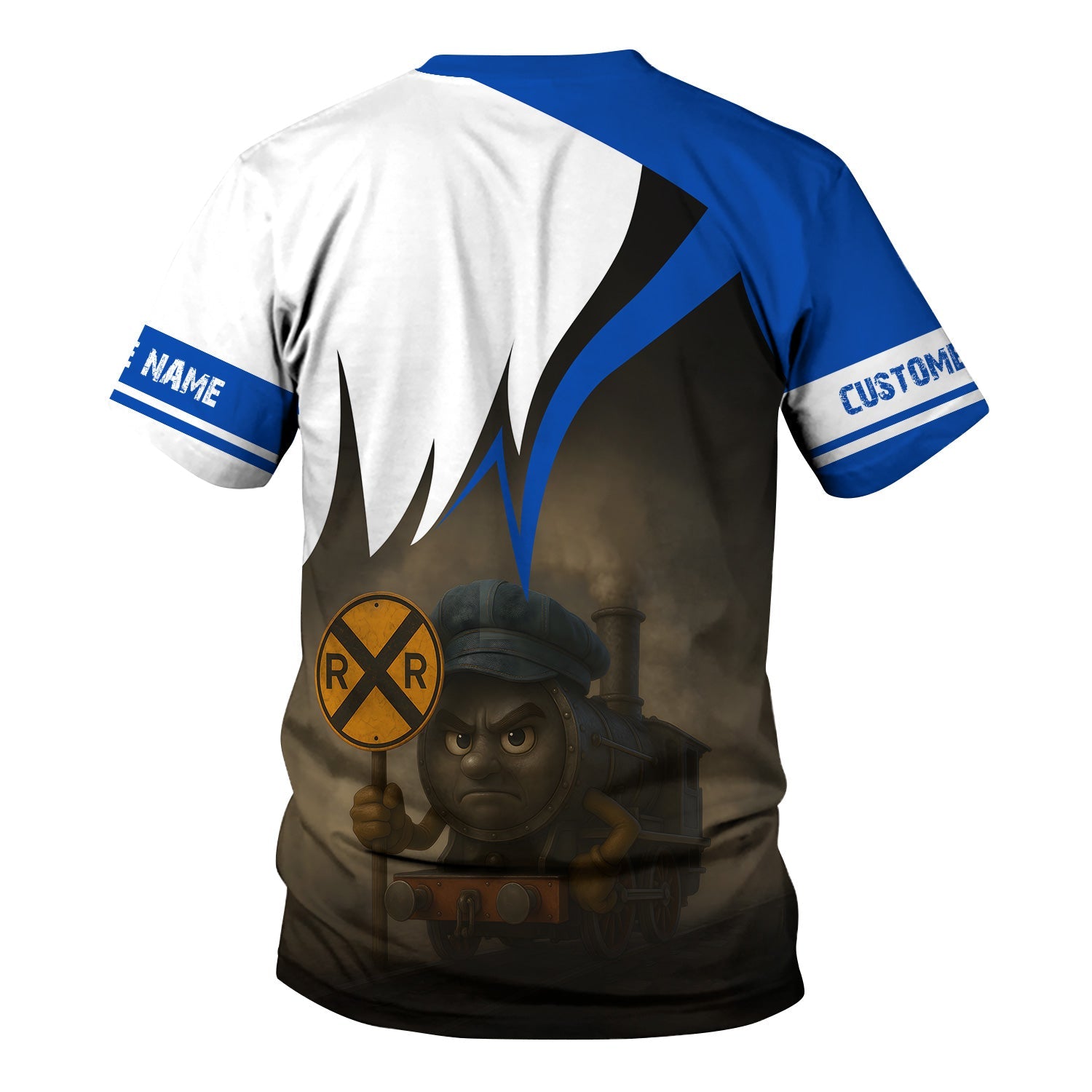 Railspirit Personalized Conrail Railroad T-Shirt Angry Train Shirt Gift Idea For Train Lover