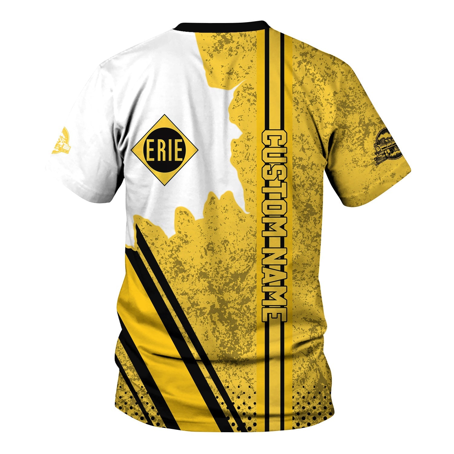 Railspirit Personalized Erie Railroad T-Shirt All Over Printed Unisex Shirt