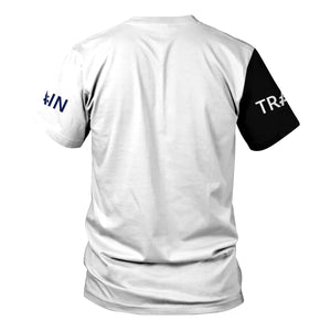 Railspirit Custom Name Baltimore and Ohio Railroad T Shirt Railroad Crossing Sign Train Shirt All Over Print