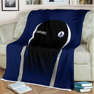 Railspirit Personalized Baltimore and Ohio Railroad Blanket B&O Train Blanket Gift Idea For Train Lover