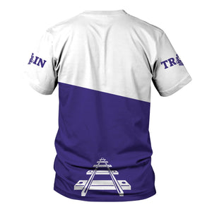 Railspirit Personalized Southern Pacific Railroad T Shirt One Track Mind Unisex Train Shirt Gift Idea For Train Lover