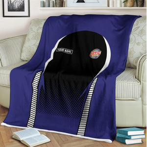 Railspirit Personalized Chicago, Burlington and Quincy Railroad Blanket Train Blanket Gift Idea For Train Lover