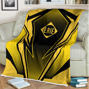 Railspirit Erie Railroad Blanket Lightning Graphic Style Blanket Gift Idea For Train Lover