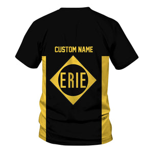Railspirit Custom Name Erie Railroad T Shirt Yes I Need All Those Train Printed Shirt