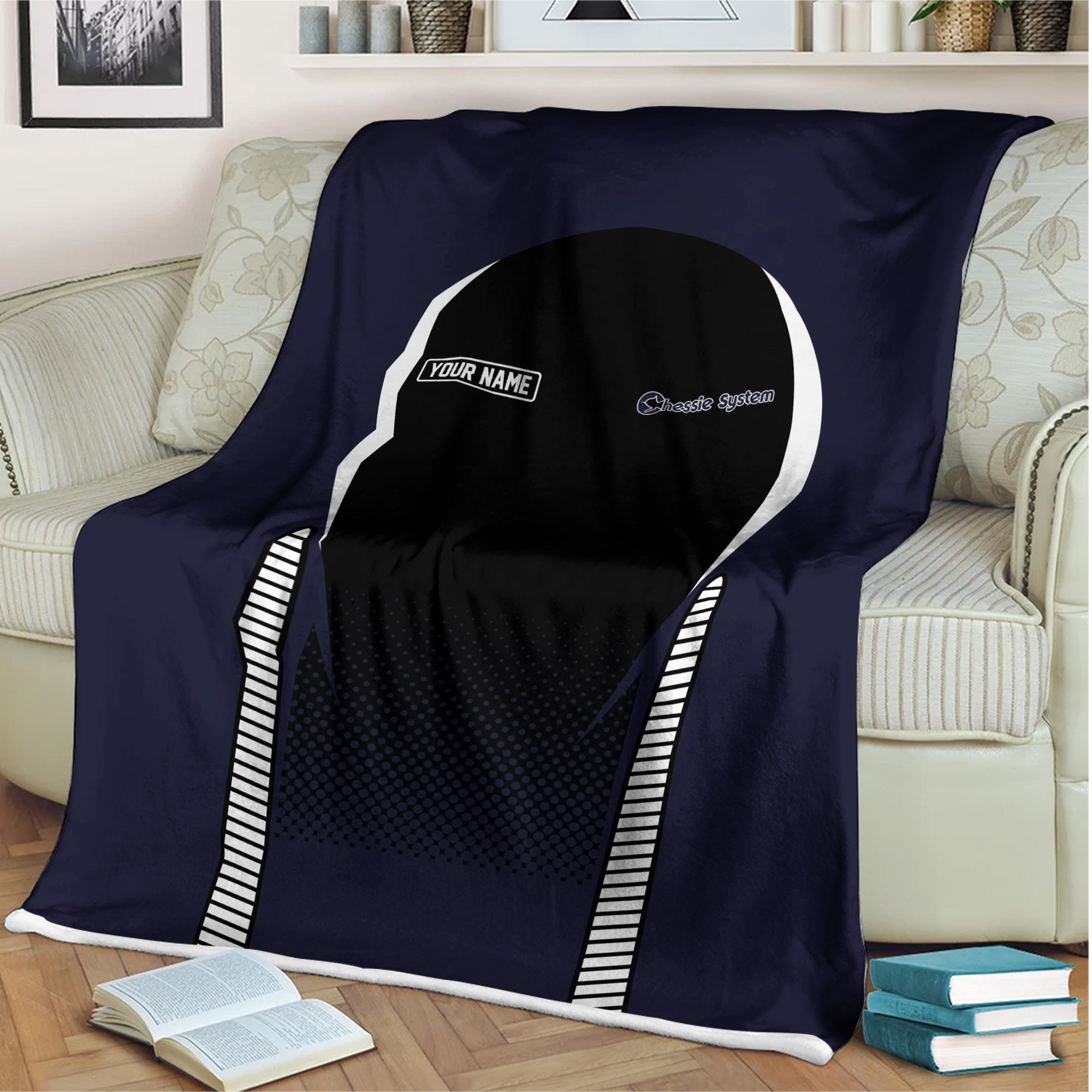 Railspirit Personalized Chessie System Railroad Blanket Train Blanket Gift Idea For Train Lover