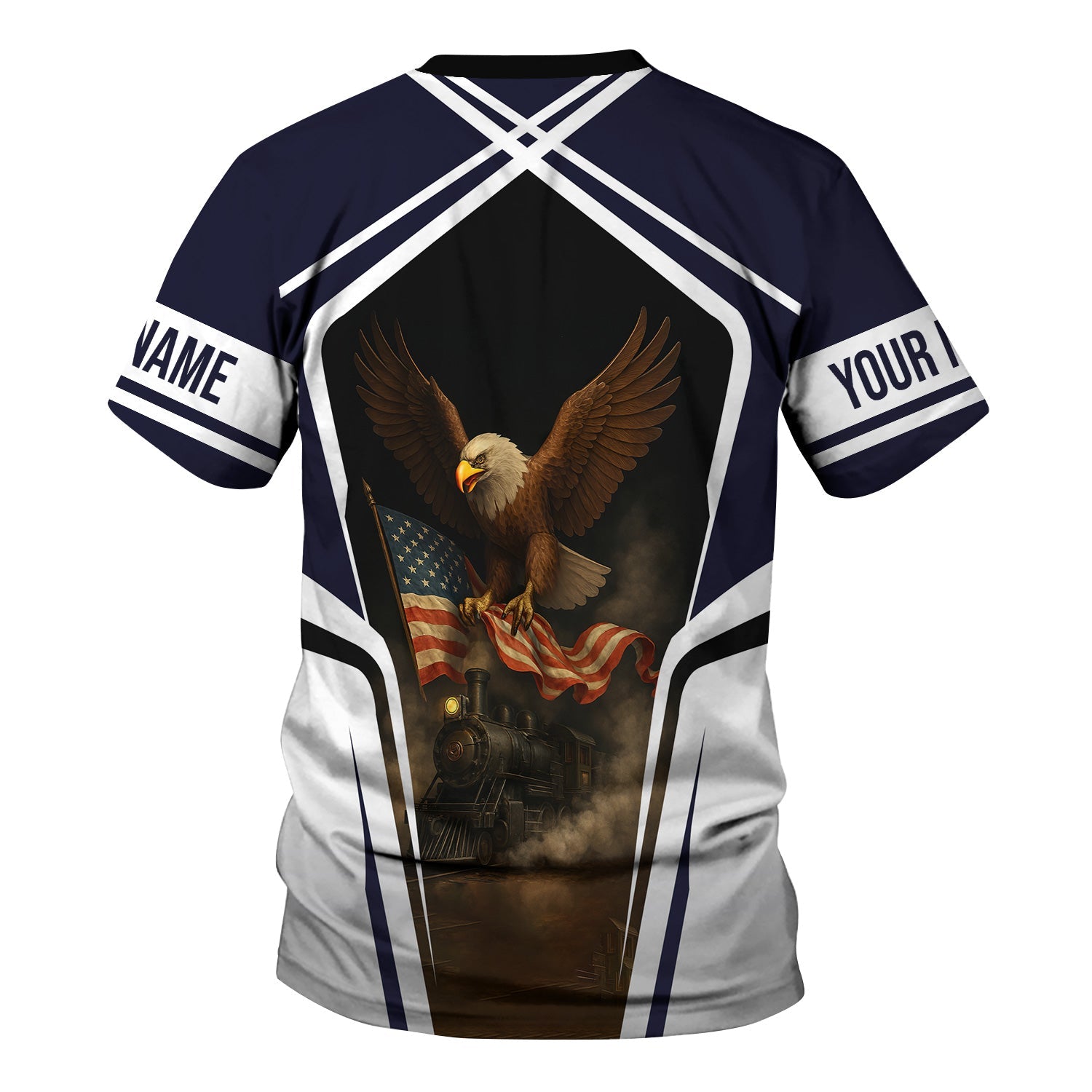 Railspirit Personalized Chessie System Railroad T Shirt American Eagle Vintage Train Shirt