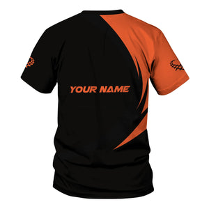 Railspirit Personalized Illinois Central Railroad T-Shirt Unique Graphic Style Shirt For Train Enthusiasts