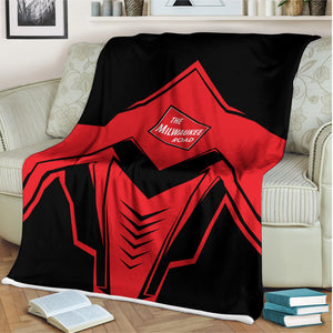 Railspirit Chicago, Milwaukee, St. Paul and Pacific Railroad Blanket Railway Trainspotter Style Milwaukee Road Blanket Gift Idea For Foamers