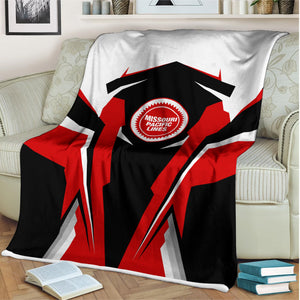 Railspirit Personalized Missouri Pacific Railroad Blanket Strong Line Train Blanket Gift Idea For Train Lover