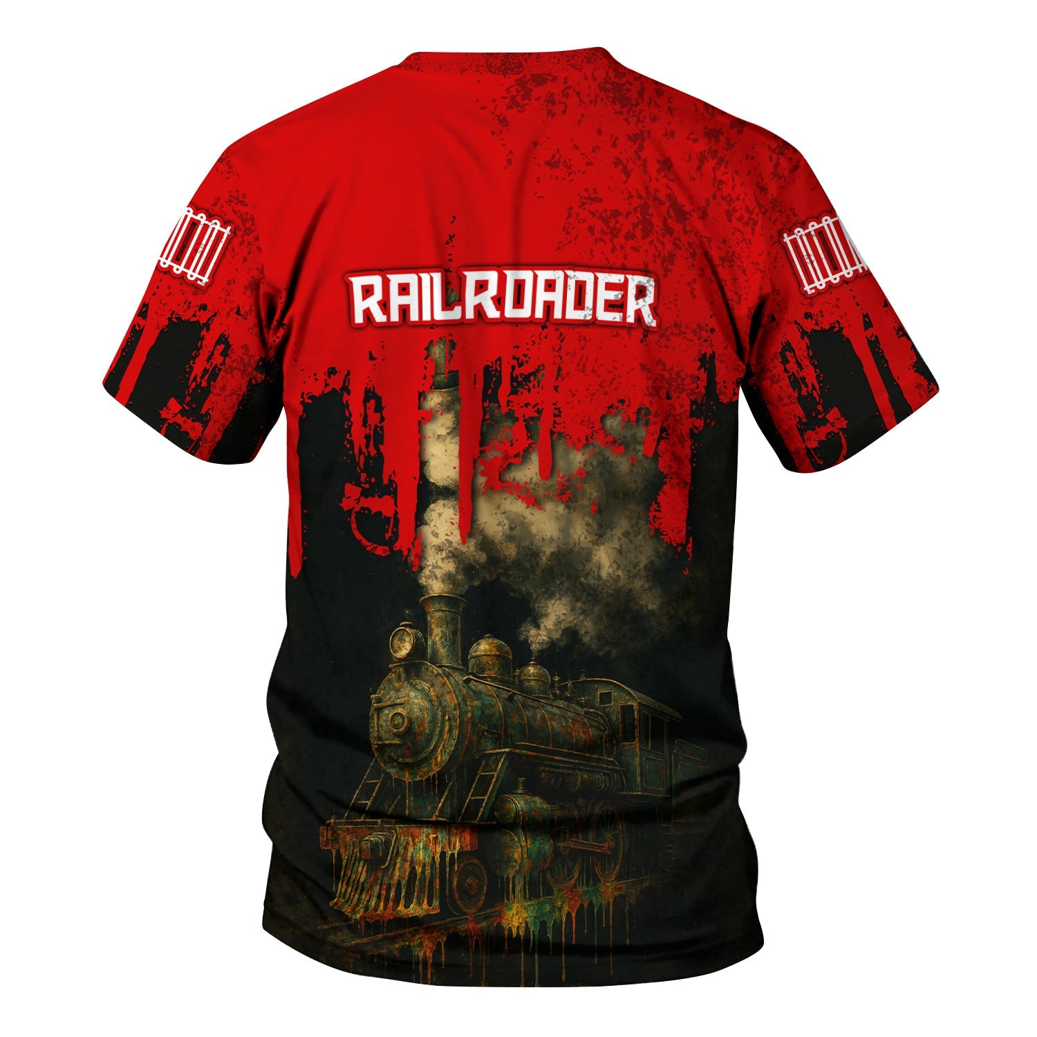 Railspirit Personalized Missouri Pacific Railroad T-Shirt Vintage Train Art Style Shirt For Locomotive Fans