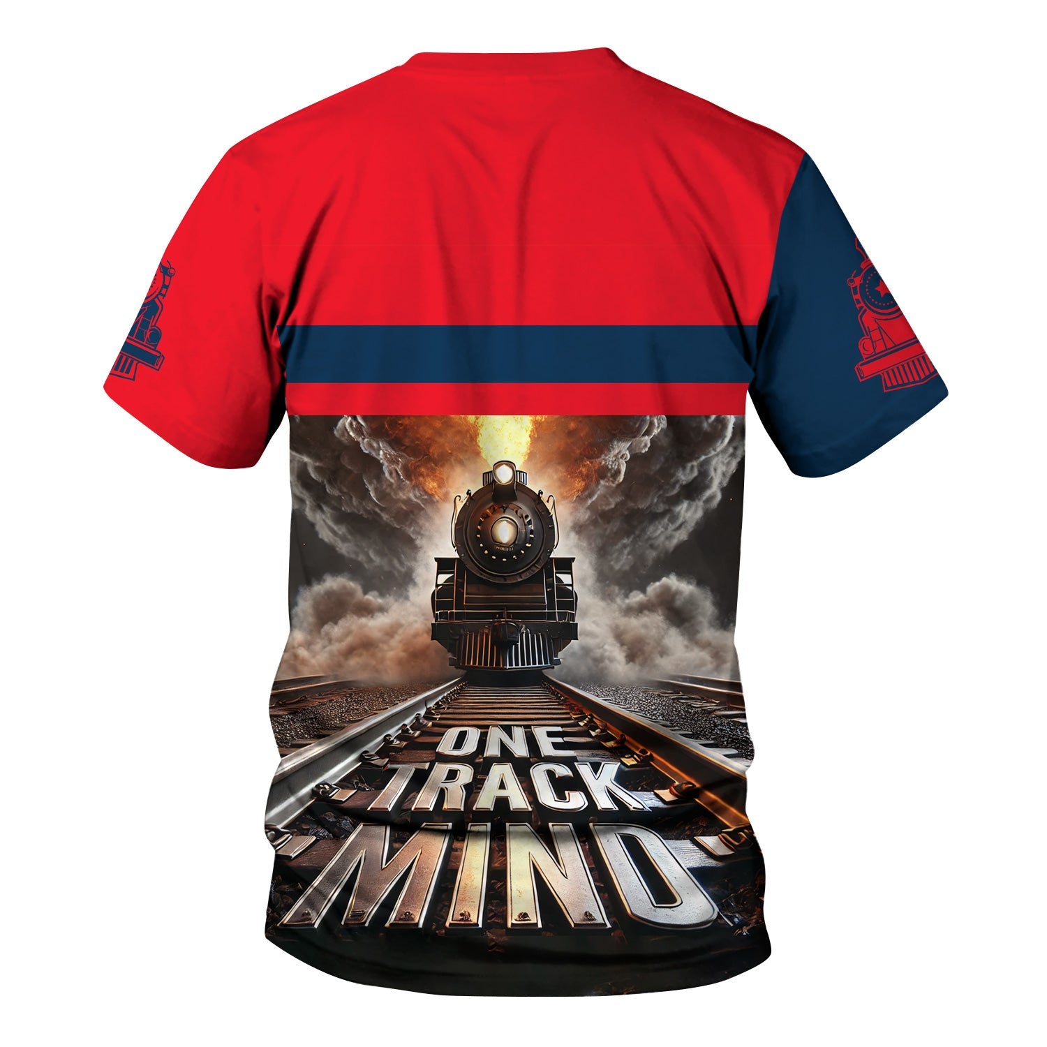 Railspirit Personalized Wabash Railroad T Shirt One Track Mind Train Printed Shirt