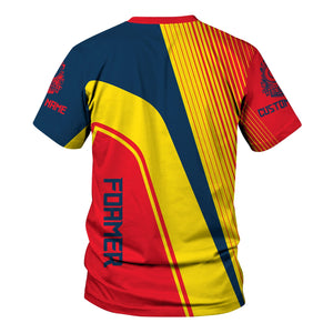 Railspirit Personalized Wabash Railroad T-Shirt Vibrant Striking Style Shirt For Rail Enthusiasts