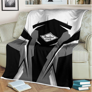 Railspirit Personalized Reading Railroad Blanket Strong Line Train Blanket Gift Idea For Train Lover