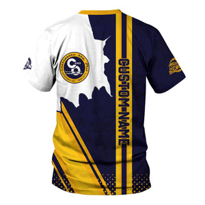 Railspirit Personalized Chesapeake and Ohio Railway T-Shirt C&O All Over Printed Unisex Shirt