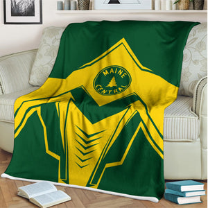 Railspirit Maine Central Railroad Blanket Railway Trainspotter Style Blanket Gift Idea For Foamers