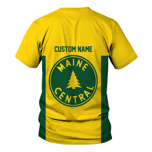 Railspirit Custom Name Maine Central Railroad T Shirt Yes I Need All Those Train Printed Shirt