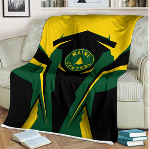 Railspirit Personalized Maine Central Railroad Blanket Strong Line Train Blanket Gift Idea For Train Lover