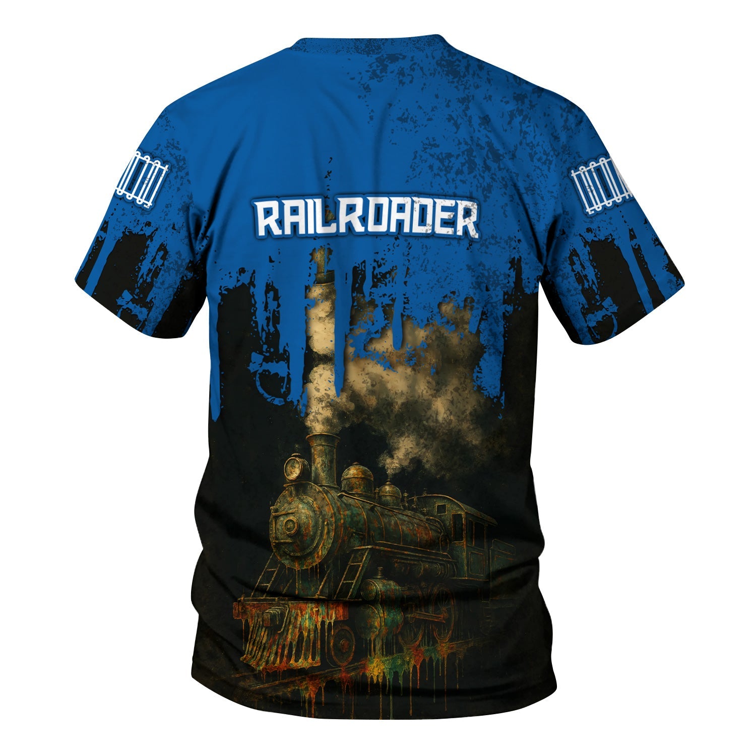 Railspirit Personalized Union Pacific Railroad T-Shirt Vintage Train Art Style Big Boy Shirt For Locomotive Fans