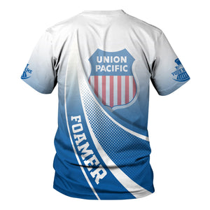 Railspirit Personalized Union Pacific Railroad T-Shirt Railway-Themed Style Big Boy Shirt Gift Idea For Trainspotter