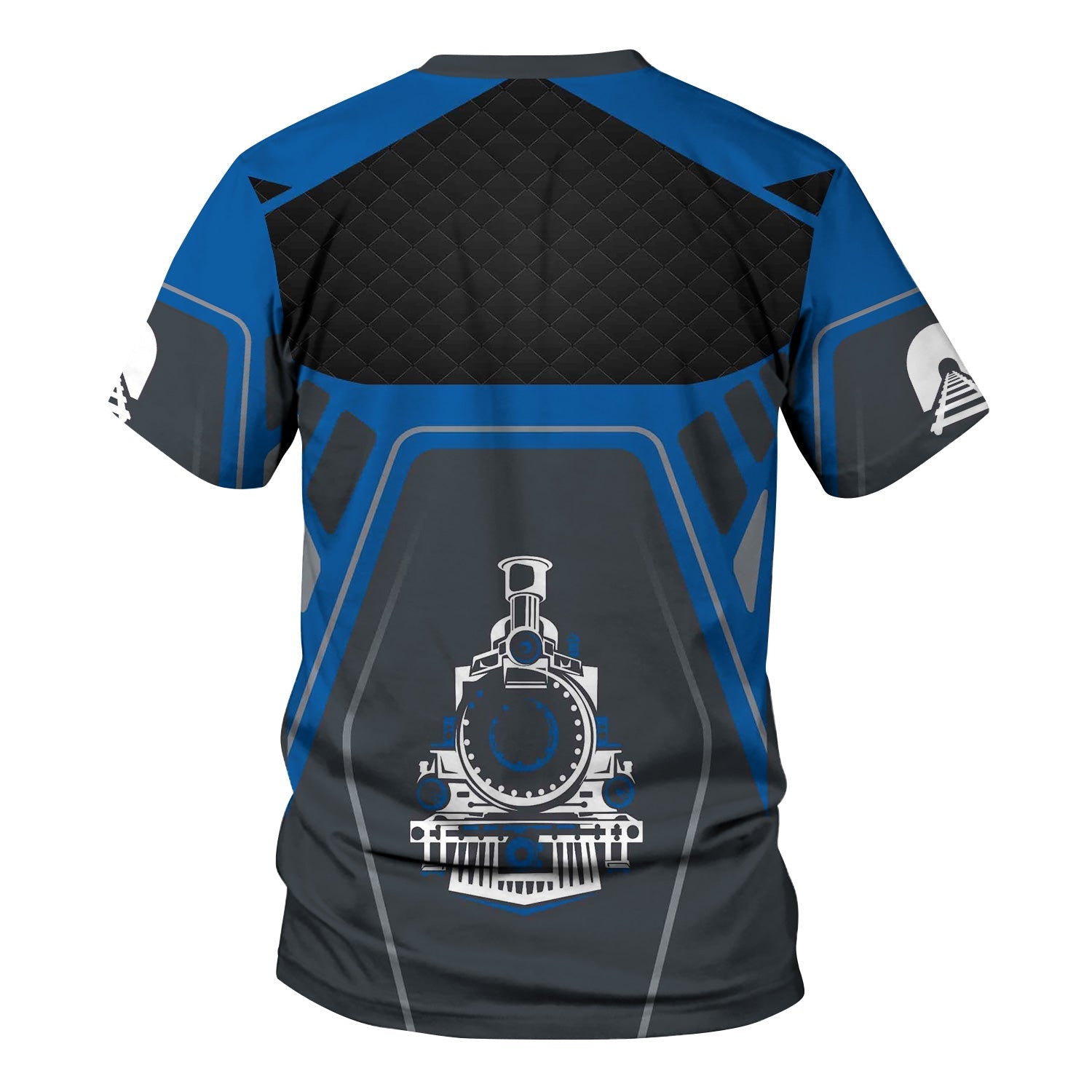 Railspirit Personalized Union Pacific Railroad T-Shirt Steam Locomotive Engine Graphic Big Boy Train Shirt All Over Print