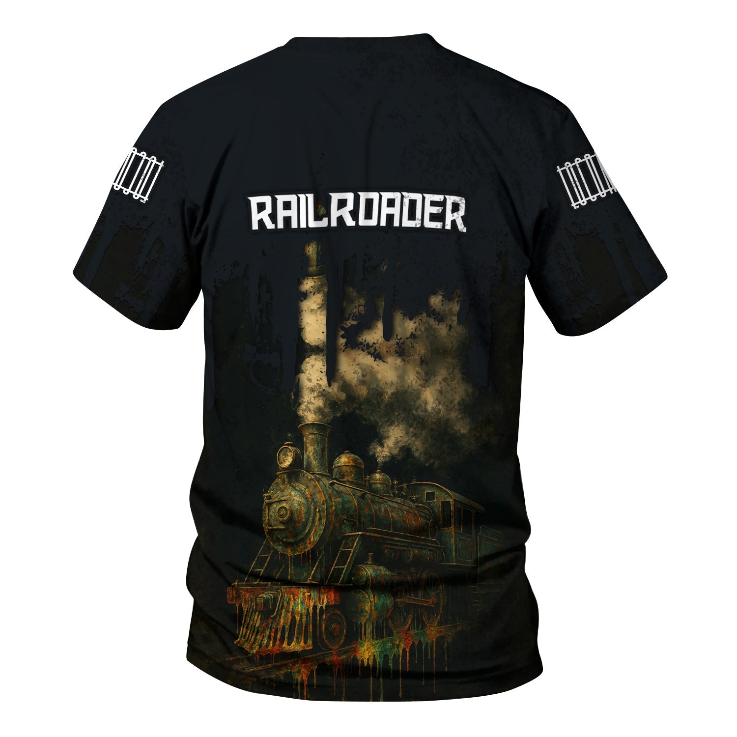 Railspirit Personalized Western Pacific Railroad T-Shirt Vintage Train Art Style Shirt For Locomotive Fans