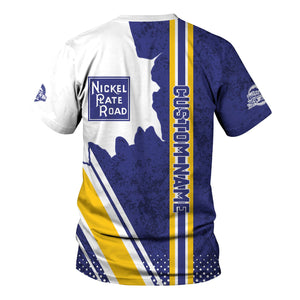 Railspirit Personalized New York, Chicago and St. Louis Railroad T-Shirt Nickel Plate Road All Over Printed Unisex Shirt