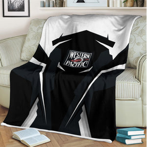 Railspirit Personalized Western Pacific Railroad Blanket Strong Line Train Blanket Gift Idea For Train Lover