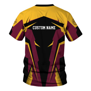 Railspirit Personalized Boston and Maine Railroad T Shirt Strong Line Style Train Unisex Shirt All Over Print