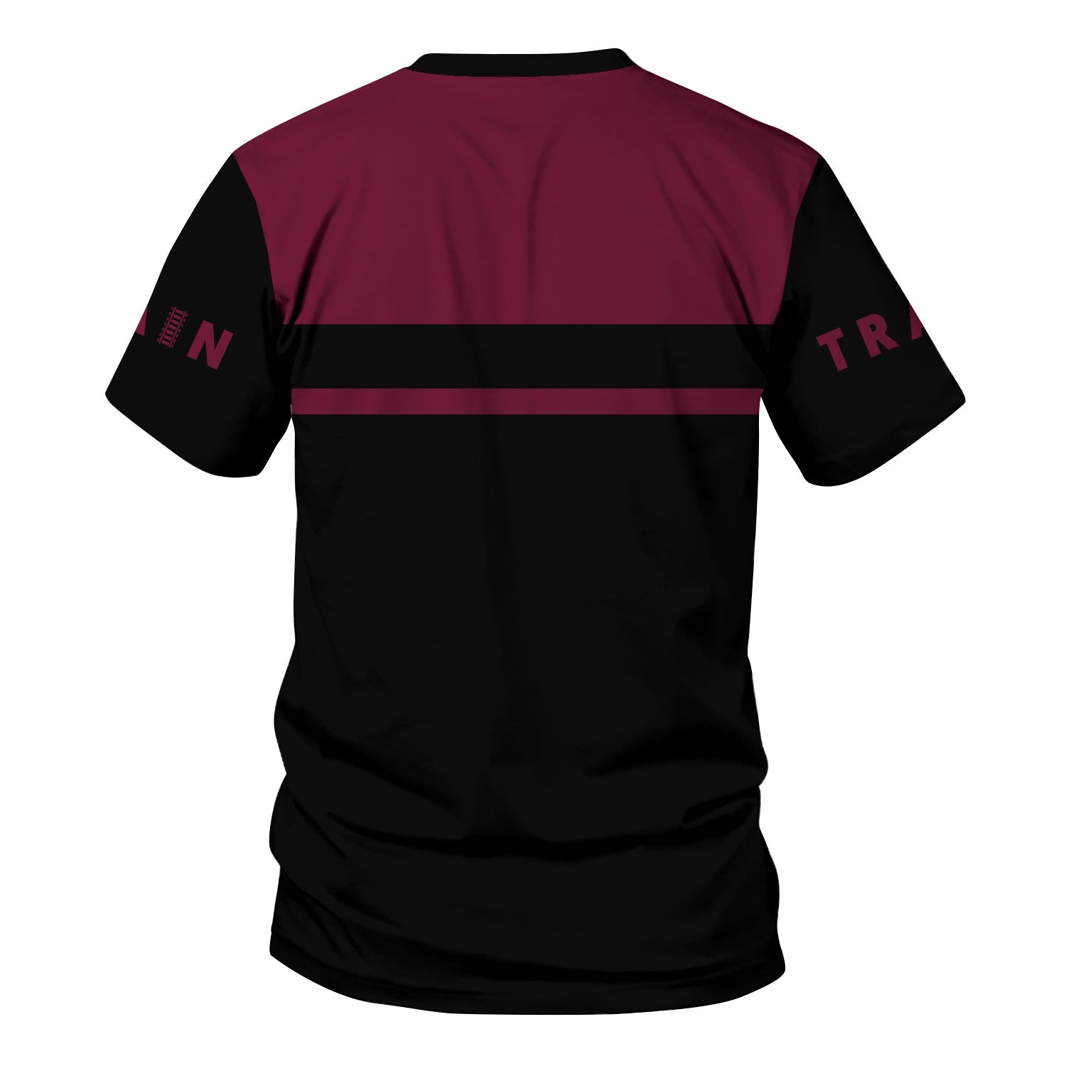 Railspirit Personalized Boston and Maine Railroad T Shirt Train Ticket American Locomotive Printed Train