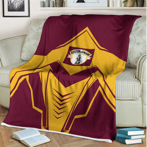 Railspirit Boston and Maine Railroad Blanket Railway Trainspotter Style Blanket Gift Idea For Foamers