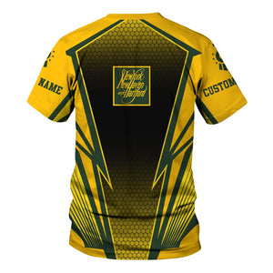 Railspirit Personalized New York, New Haven and Hartford Railroad T-Shirt Lightning Graphic Style New Haven Railroad Shirt Gift Idea For Train Lover