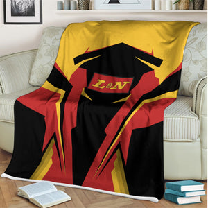 Railspirit Personalized Louisville and Nashville Railroad Blanket L&N Strong Line Train Blanket Gift Idea For Train Lover