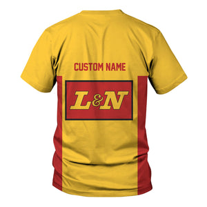 Railspirit Custom Name Louisville and Nashville Railroad T Shirt Yes I Need All Those Train L&N Printed Shirt