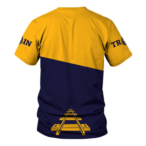 Railspirit Personalized Chesapeake and Ohio Railway T Shirt One Track Mind Unisex Train Shirt Gift Idea For Train Lover