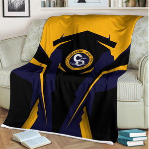 Railspirit Personalized Chesapeake and Ohio Railway Blanket C&O Strong Line Train Blanket Gift Idea For Train Lover