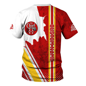 Railspirit Personalized The Chief Santa Fe Railroad T-Shirt All Over Printed Unisex Shirt