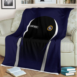 Railspirit Personalized Chesapeake and Ohio Railway Blanket C&O Train Blanket Gift Idea For Train Lover