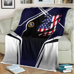 Railspirit Personalized Chesapeake and Ohio Railway Blanket American Vintage C&O All Over Printed Blanket