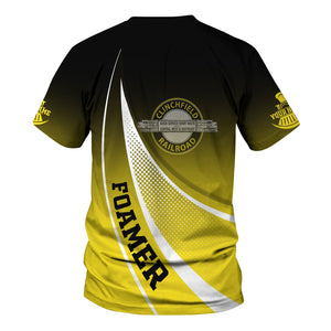 Railspirit Personalized Clinchfield Railroad T-Shirt Railway-Themed Style Shirt Gift Idea For Trainspotter
