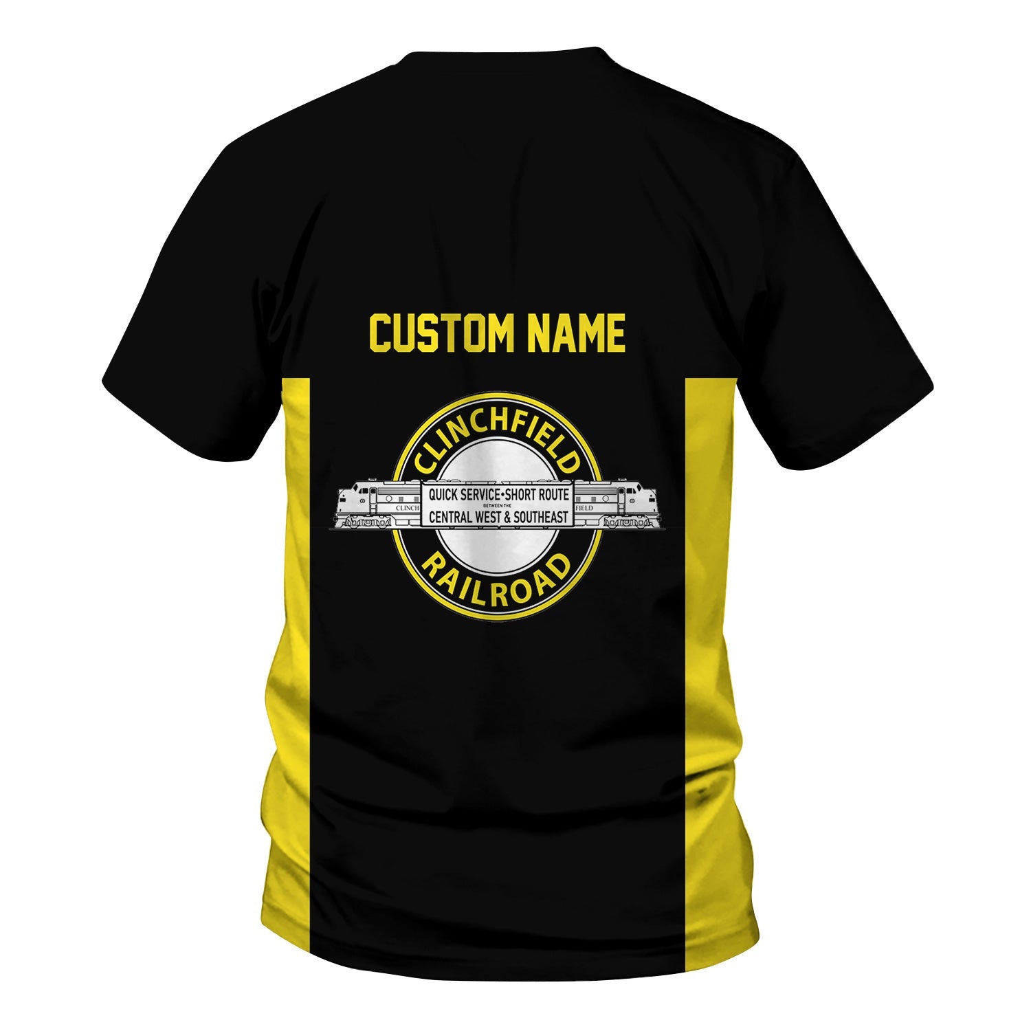 Railspirit Custom Name Clinchfield Railroad T Shirt Yes I Need All Those Train Printed Shirt