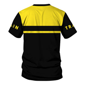 Railspirit Personalized Clinchfield Railroad T Shirt Train Ticket American Locomotive Printed Train