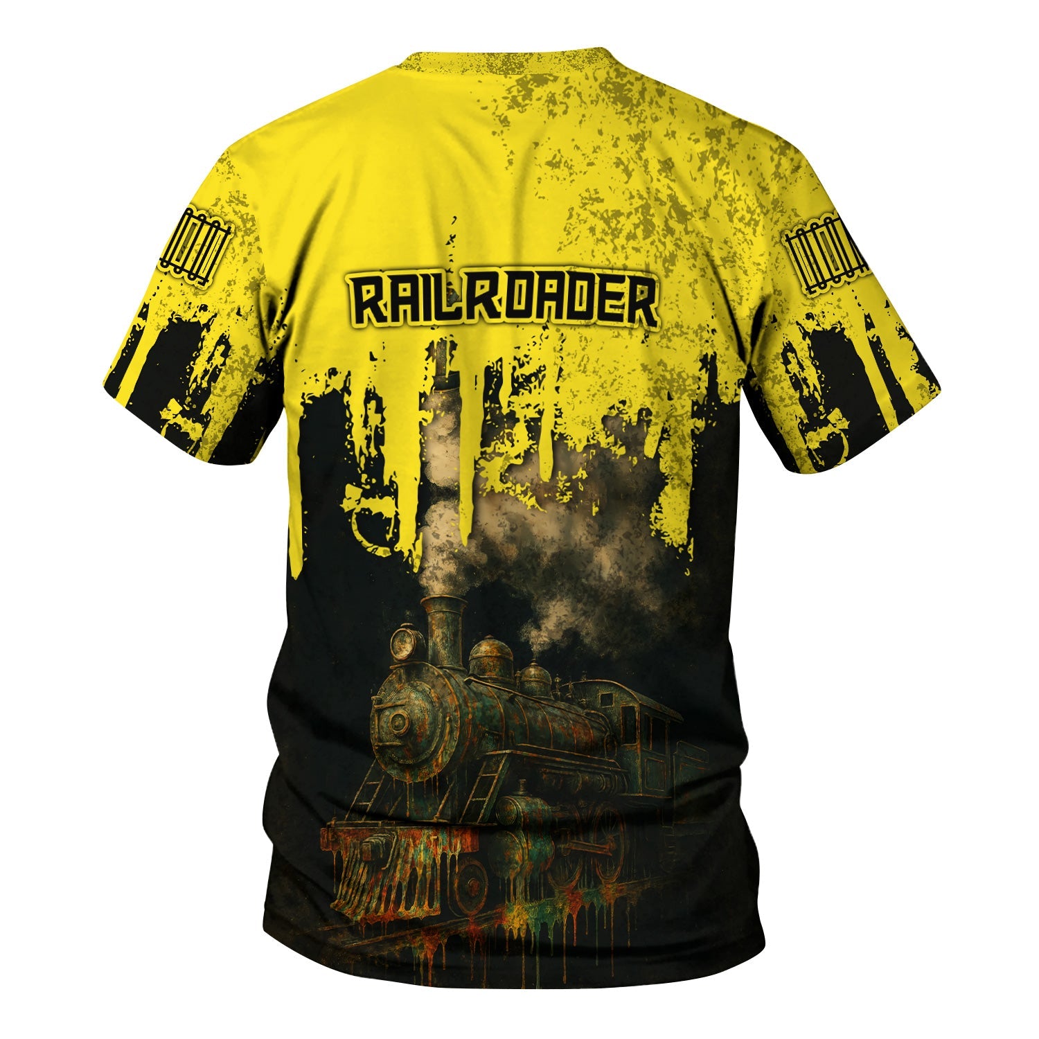 Railspirit Personalized Clinchfield Railroad T-Shirt Vintage Train Art Style Shirt For Locomotive Fans