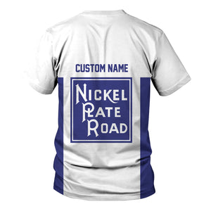 Railspirit Custom Name New York, Chicago and St. Louis Railroad T Shirt Yes I Need All Those Train Nickel Plate Road Printed Shirt
